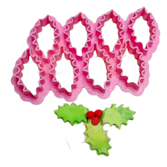 Cortador de Biscoito Pasta Americana Biscuit em Régua Folhas CT11163 na internet