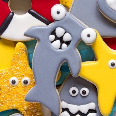 Cortador de Biscoito Pasta Americana Biscuit Tubarão Martelo Contorno Hammerhead CT10454