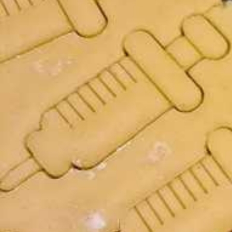 Cortador de Biscoito Pasta Americana Biscuit Vacina CT10543