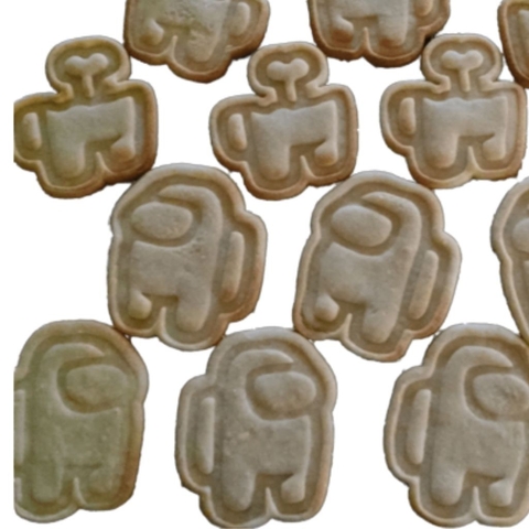Kit com 4 Cortadores de Biscoito Among Us CT10384