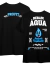 Camiseta tradicional preta, BEBAM AGUA - comprar online