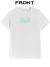 Camiseta tradicional branca, bulking na internet