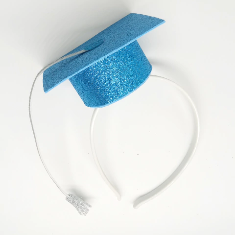 VINCHA BIRRETE GOMA EVA GLITTER BULTO X 6 UNID. - comprar online