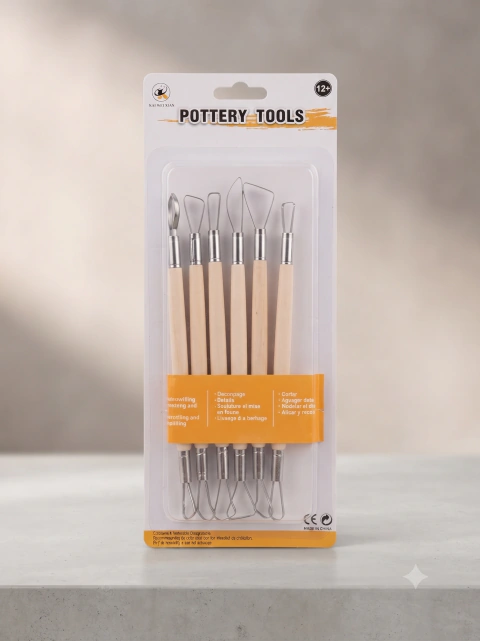 Set de Herramientas para Cerámica y Escultura (Pottery Tools)