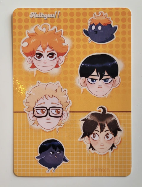 Plantilla de stickers mini Haikyuu - comprar en línea