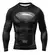 Remera Compresión Manga Larga Superman, Negro - comprar online