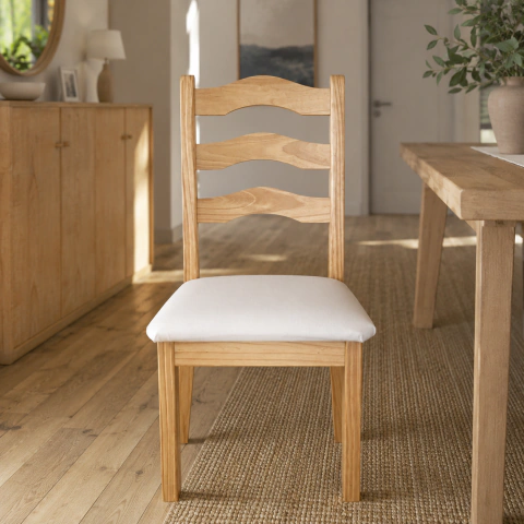 OUTLET DISCONTINUADO - Silla campestre lustre miel - (STOCK 2)