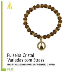 PULSEIRA CRISTAL VARIADAS C STRASS - PUL101