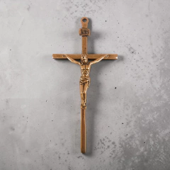 CRUCIFIXO METAL 20X 10 - COBRE VELHO - CZ40-CV - comprar online