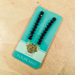 PULSEIRA CRISTAL 8MM - SÃO BENTO PRETO - PUL103-PR - comprar online