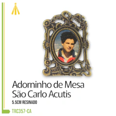 ADORNIMHO DE MESA 5.5CM RESINADO - CARLO ACUSTIS