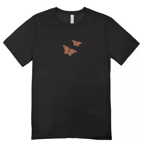 Camisa Feminina Baby Look Borboletas - comprar online