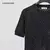 Camiseta masculina retrô de malha com gola redonda, manga curta, verão, nova c na internet