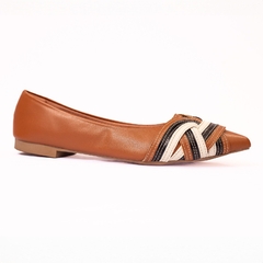 Sapatilha napa cores bico - comprar online