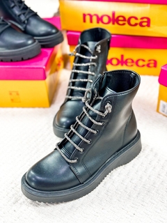 Coturno preto Moleca