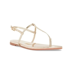 Rasteira metalizada Santa Lolla - comprar online