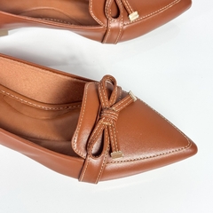 Mocassim napa laço bico - loja online