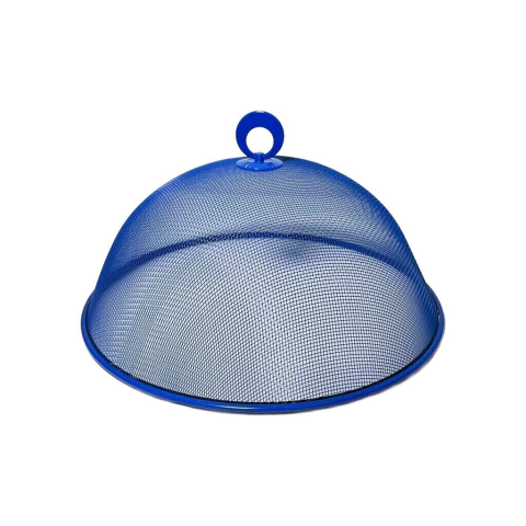 Tampa de metal telada 24x31cm disponível em vermelho, azul e verde - 124 II