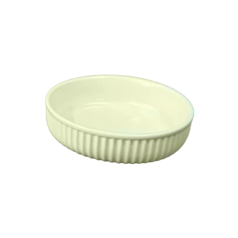 Bowl decorativo de cerâmica com textura canelada 10 cm disponível em várias cores - CG5863