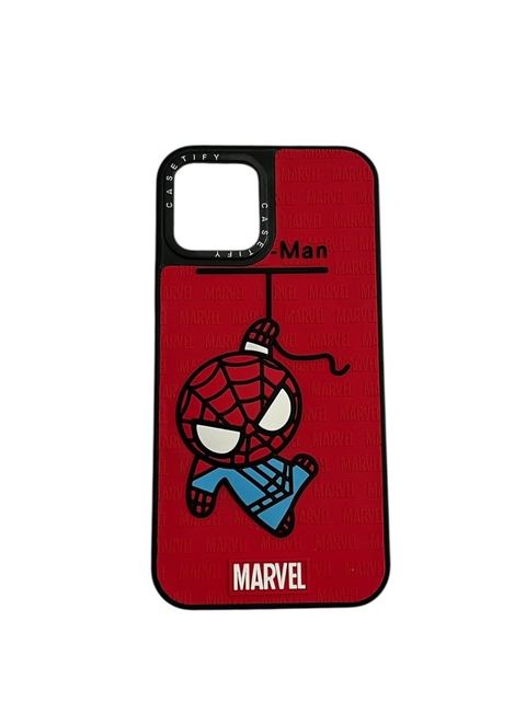 Capinha Case Edição Super Heróis Iphone 12 Pro Max - Homem Aranha