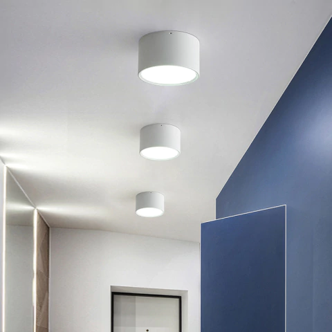 Plafón Led Tritón M 9w Lumen 120mm 3000k Cálido