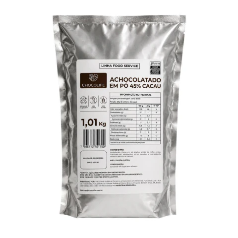 ACHOCOLATADO 45% FOOD - CHOCOLIFE - 1UNx1,01Kg