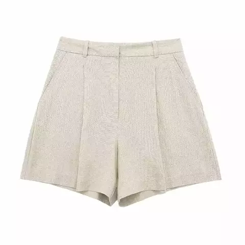 Trafza feminino vinatge moda shorts conjunto sólido branco sem mangas colete +