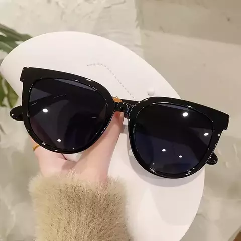 Óculos de sol coreanos personalizados de alta qualidade para mulheres, óculos