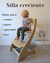 Silla Infantil Evolutiva, Silla Para Niños, Silla Creciente - Madera Mas