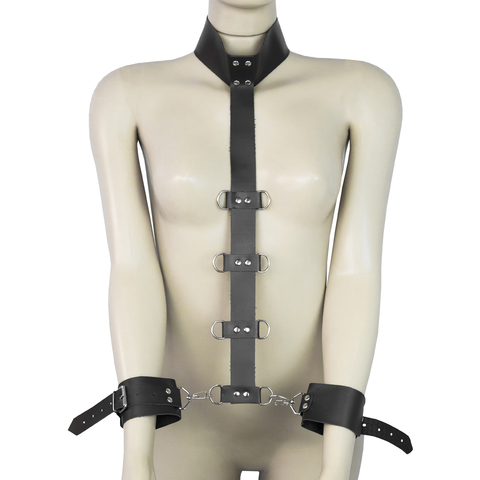 COLEIRA COM RESTRIÇÃO DE PULSO DOMINATRIXXX