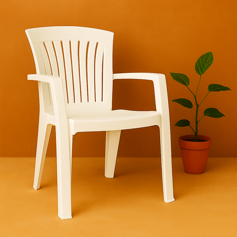 SILLON DE JARDÍN KANSAS BLANCO