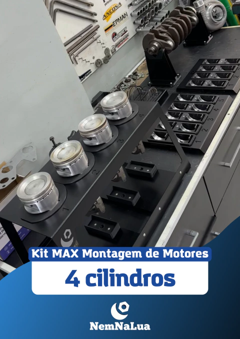 KIT 4cil MAX - Montagem de Motores 4 Cilindros!