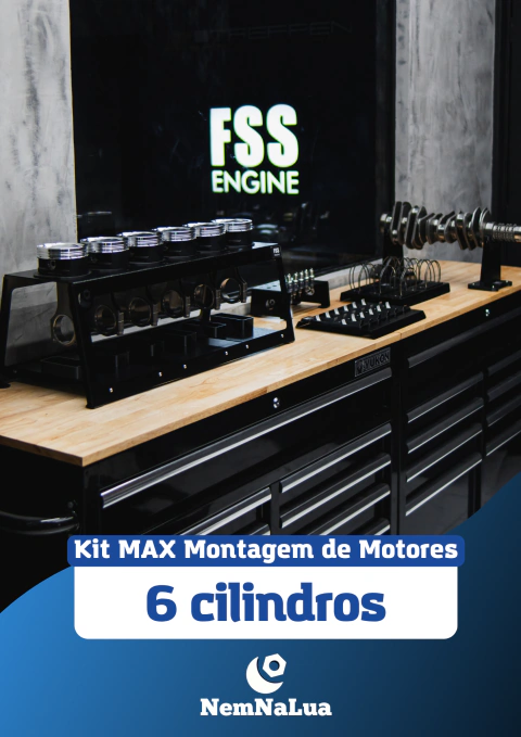KIT 6cil MAX - Montagem de Motores 6 Cilindros!