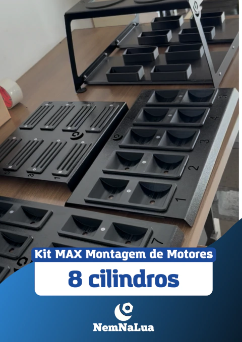 KIT 8cil MAX - Montagem de Motores 8 Cilindros!