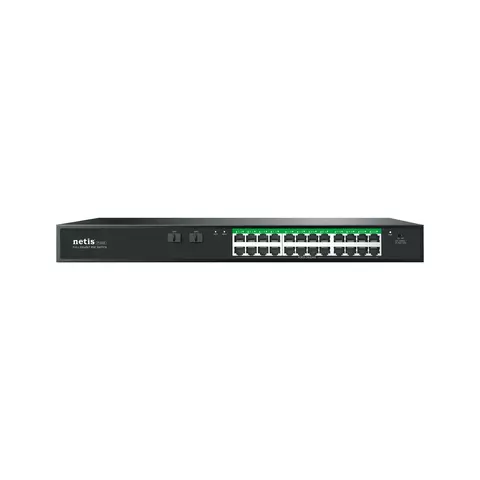 Netis Switch POE P124GC de enlace ascendente 24 GE POE + 2 GE SFP