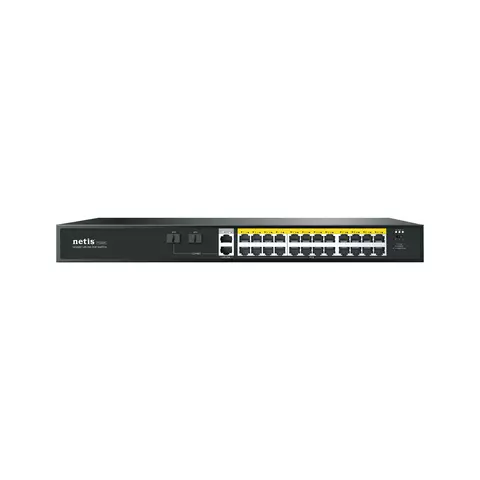 Netis Switch POE P124GH de enlace ascendente 24FE POE+2GE