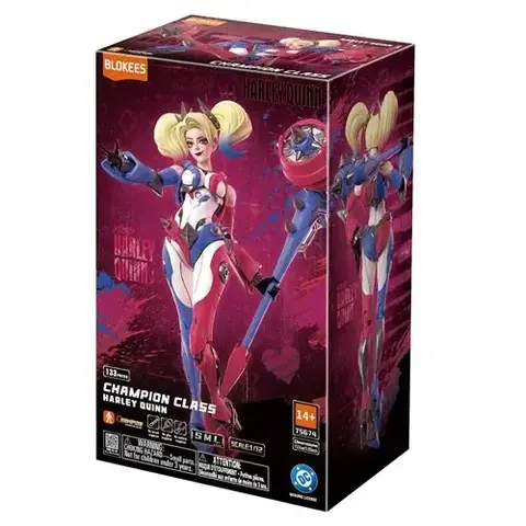 Preventa Model Kit Blokees Champion Class DC Comics Harley Quinn Llegada Estimada Septiembre 2026