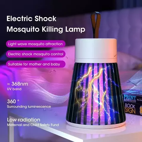 Lâmpada Recarregável USB Repelente para Mosquitos