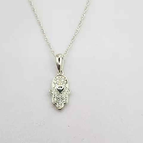 CONJUNTO DIJE MANITO CON CORAZÓN Y MICROPAVÉ MAS CADENA TOURBILLON DE 40CM