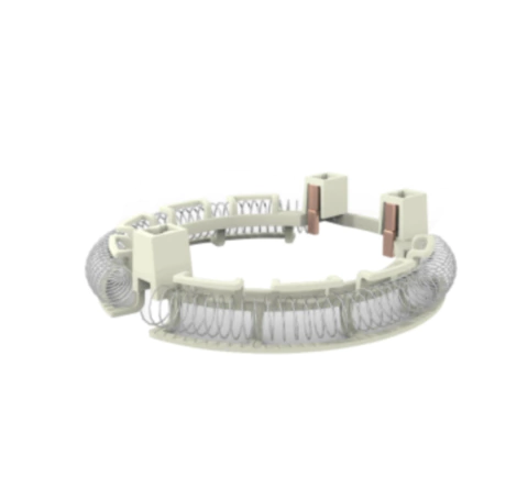 Resistência para ducha elétrica modelo Ducali 220V 7500W com estrutura circular e bobinas metálicas