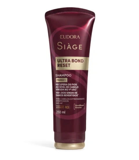 Lançamento: Shampoo Siàge Ultra Bond Reset 250ml - Eudora