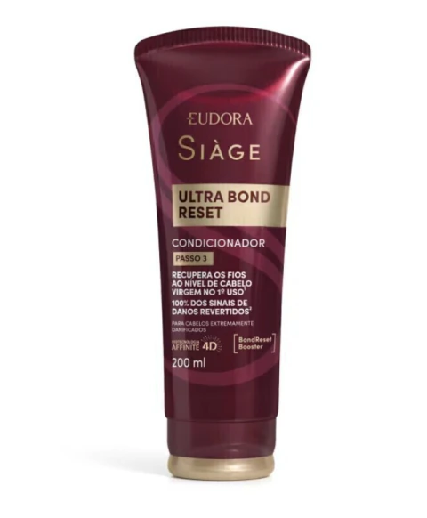 Lançamento: Condicionador Siàge Ultra Bond Reset 200ml - Eudora