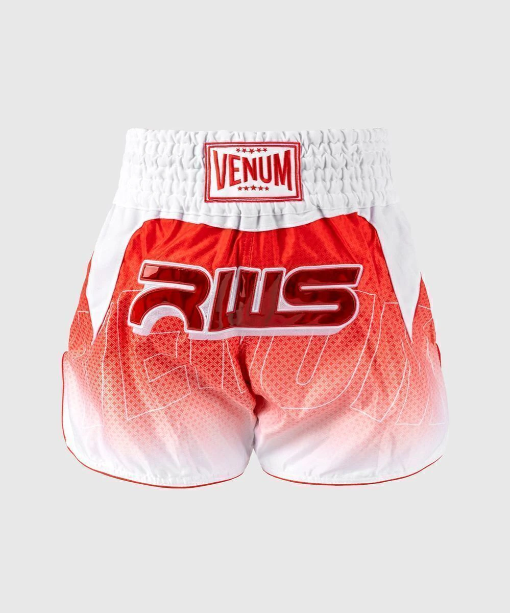 Short de Muay Thai RWS x Venum 2.0 - Blanco/Rojo
