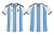 Camiseta Argentina CALIDAD ORIGINAL
