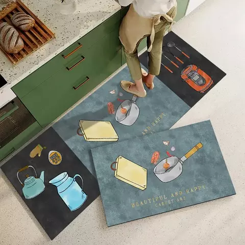 Tapete Longo Macio de Veludo Cristal – Ideal para Cozinha, Sala e Corredor