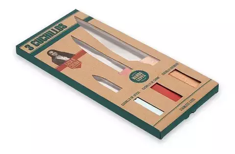 SET CUCHILLOS NARDA LEPES ( 3 UNIDADES)