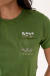 Tshirt Bolsinho Margaridas Mae E Flor - Verde Vert - comprar online