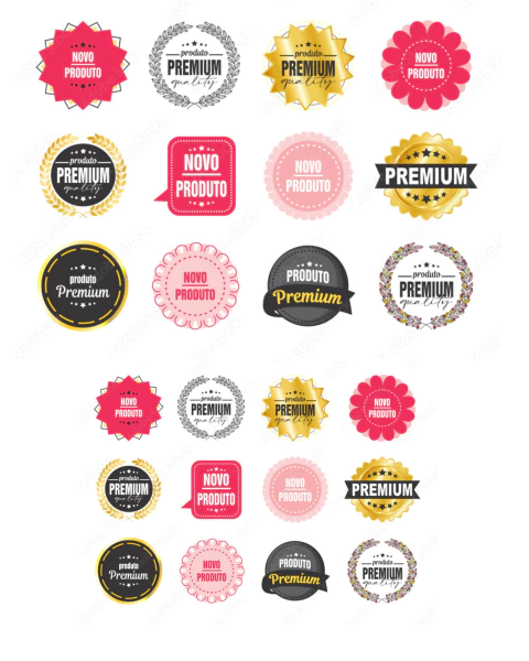 Selos Adesivos (Produto Original / Premium)
