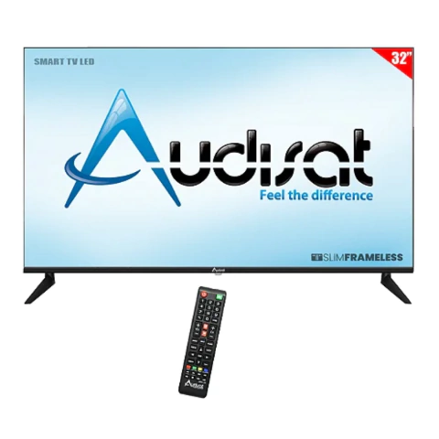 Smart TV Led 32" Audisat – Imagens Nítidas e Conectividade Wi-Fi