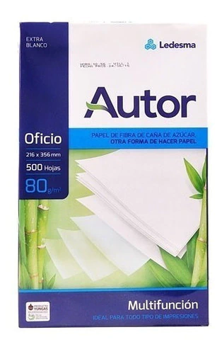 RESMA OFICIO 80 GR AUTOR